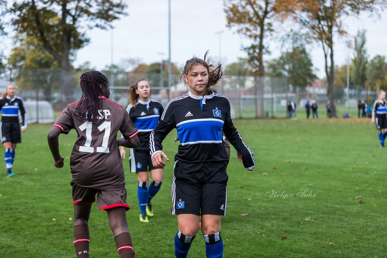 Bild 208 - B-Juniorinnen Hamburger SV - FC St.Pauli : Ergebnis: 1:2